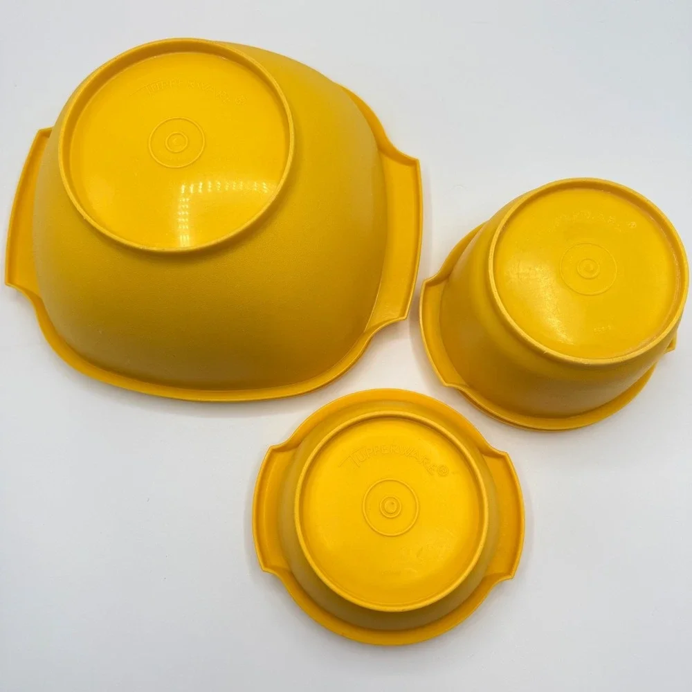 Tupperware‎ Harvest Gold Yellow Servalier Bowl 836 1323 886